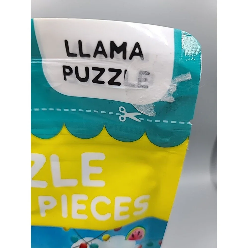Llama Puzzle 48 Pieces Resealable Bag Sealed